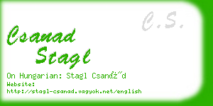 csanad stagl business card
